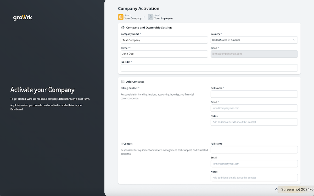 Onboarding
